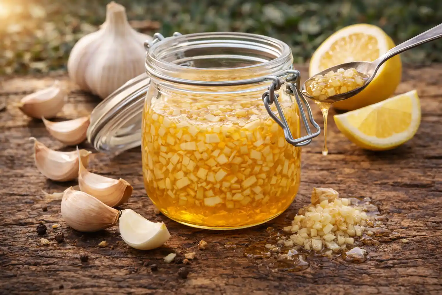 Sirup od češnjaka, meda i limuna