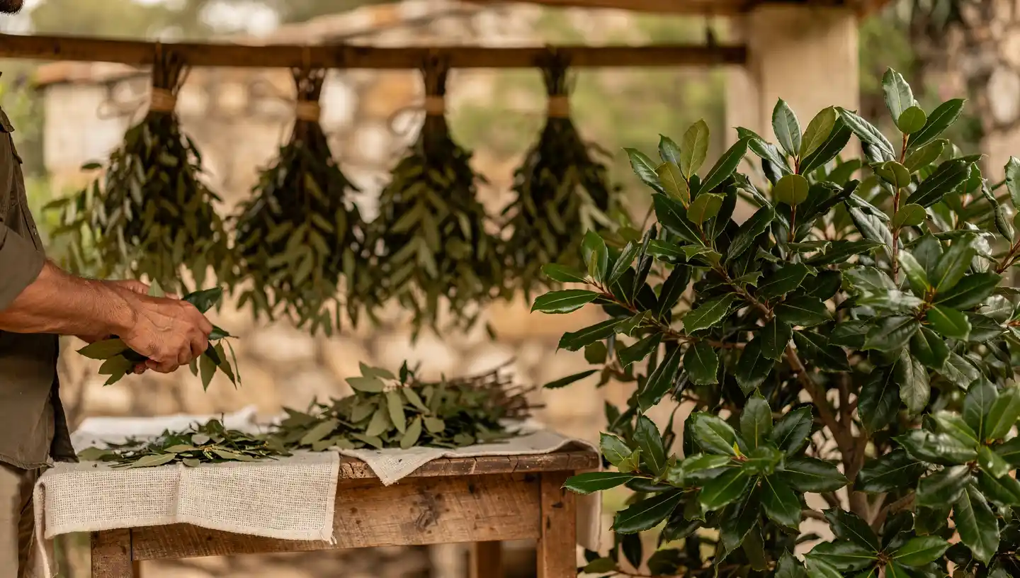 Berba i sušenje lovora