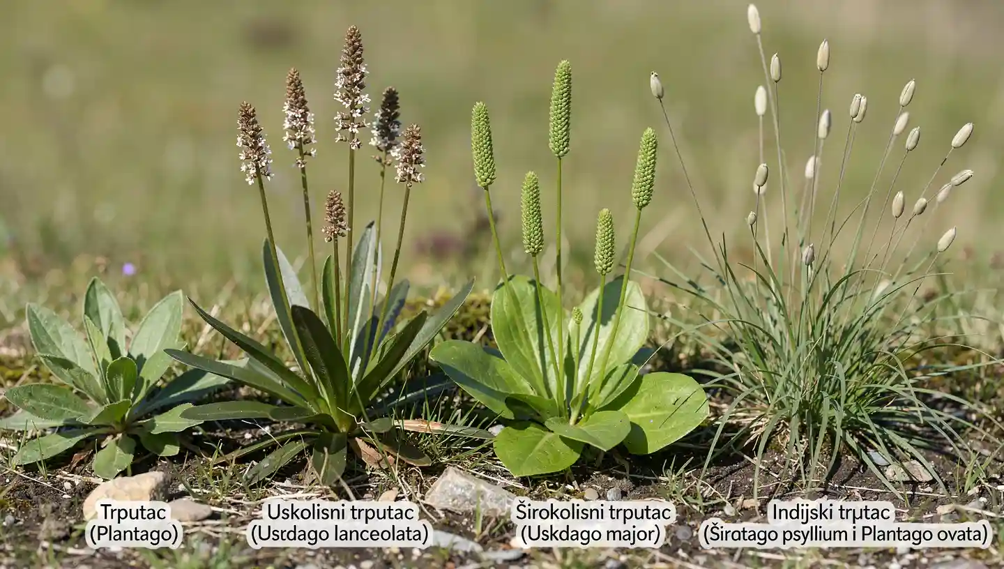Šta je trputac i koje su dvije vrste važne za pripremu čaja