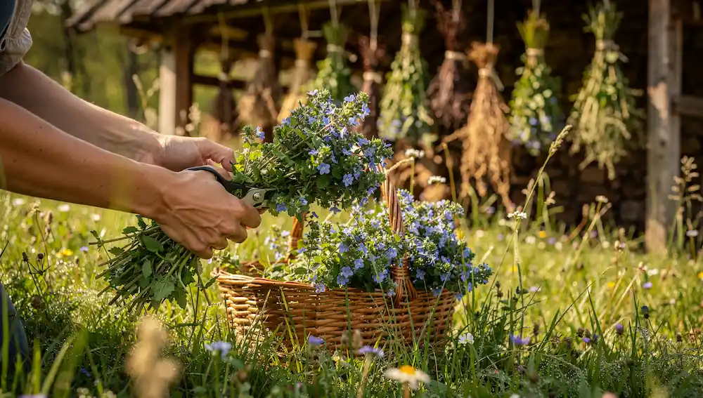 Berba i sušenje veronike