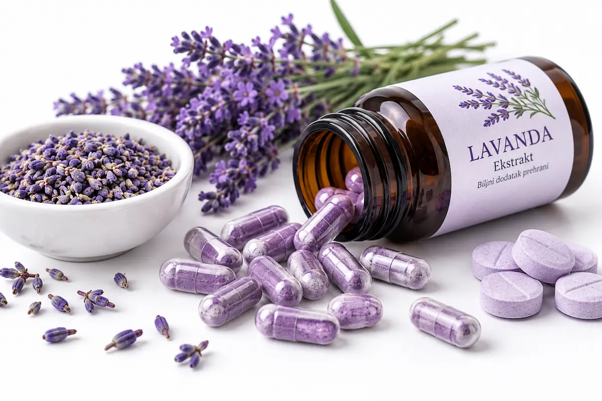 Lavanda u kapsulama i tabletama